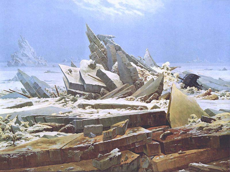 Caspar David Friedrich The Sea of Ice oil painting image